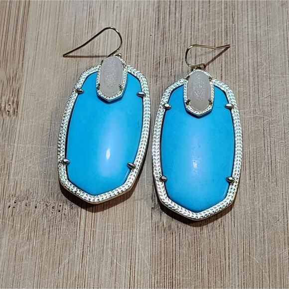 Brighton Darby turquoise iridescent? Earrings‎ - Picture 2 of 7